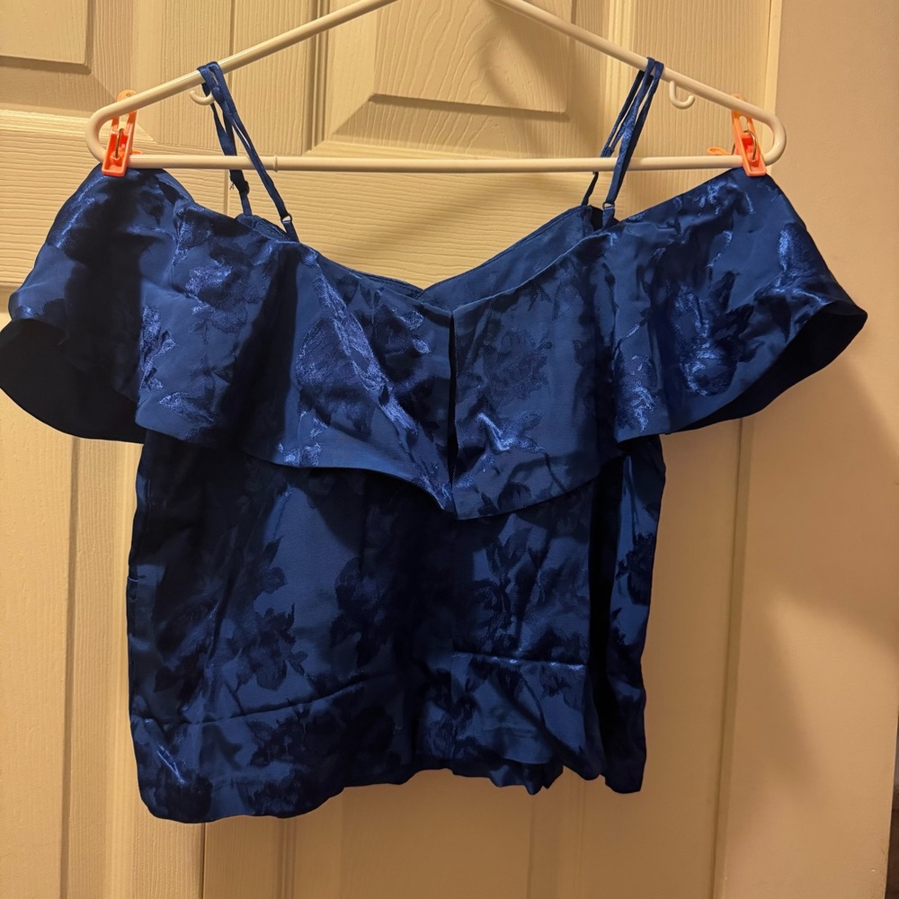 H&M Royal Blue Ruffle Camisole - Picture 2 of 7